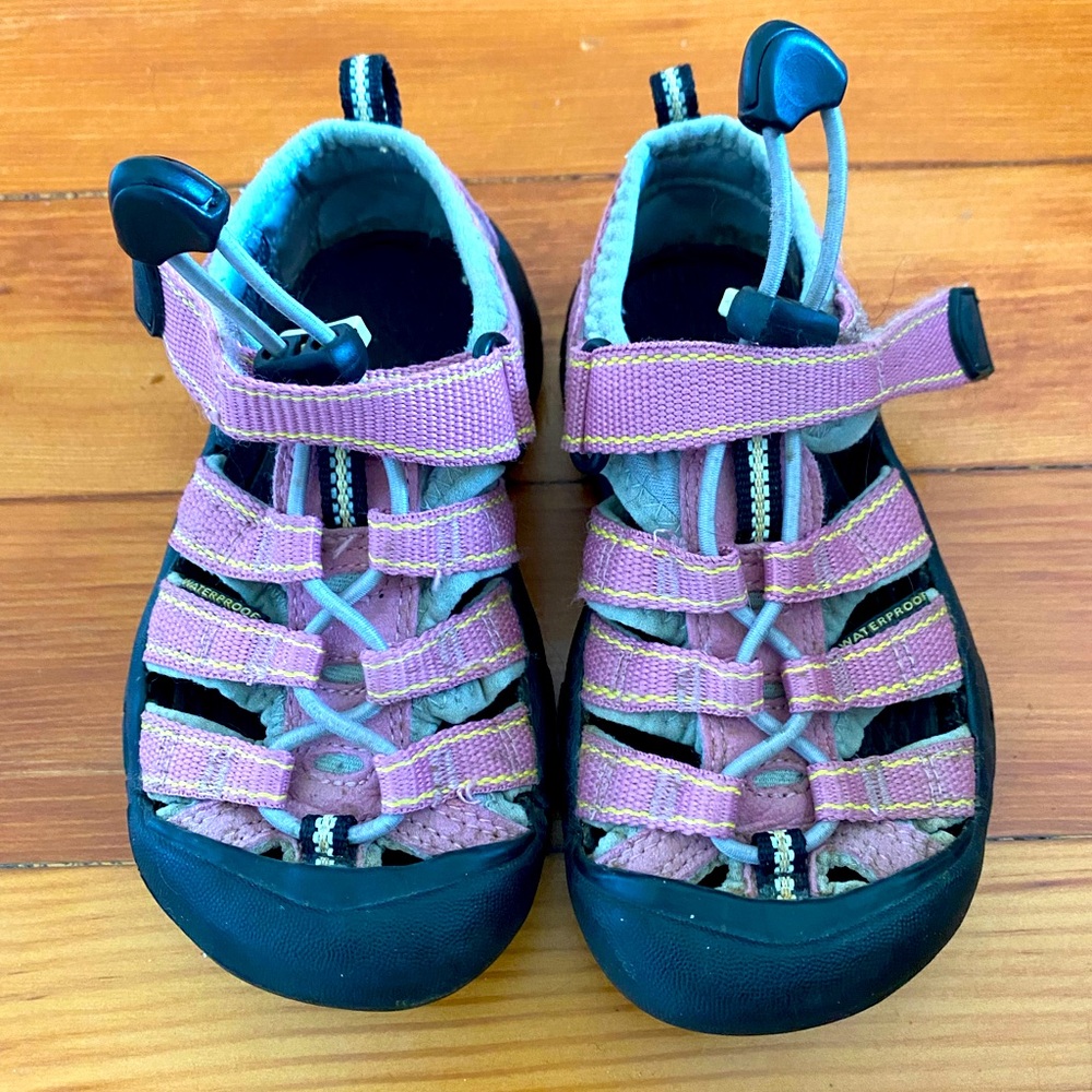 Keen Kids Pink and Teal Water Shoes